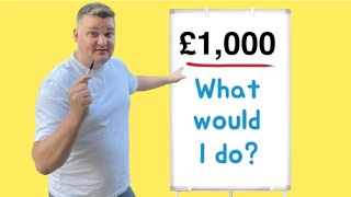 What I Would Do With £1000  How to get started in Property Investing UK [upl. by Faro]