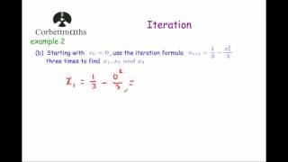 Iteration  Corbettmaths [upl. by Fabyola]