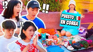 Puse PUESTO de ARTESANÍA MEXICANA en COREA y ESO PASÓ PT2 l Chingu Amiga [upl. by Sheeree]