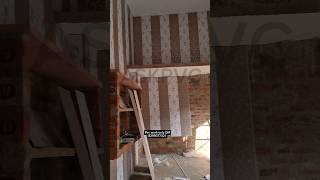 Pvc wall installation  pvc work  pvc wall panels bedroom  Askpvc subscribe shorts pvc song [upl. by Moya]