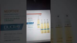 neoptide lotion anti chute de ducray [upl. by Ynhoj841]