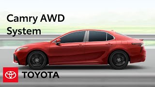 Camry AWD Features  Toyota [upl. by Wilinski]