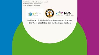 Webinaire  Suivi des infestations varroa  Scanner Bee VS et adaptation des méthodes de gestion [upl. by Hnirt]