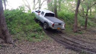 2003 frontier crew cab 4x4 hill climb [upl. by Thorndike237]