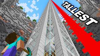 I Built The Worlds Tallest Minecraft Base [upl. by Sidalg]