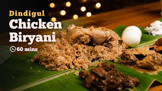 Traditional and Authentic Dindigul Chicken Biryani Recipe  Cookd [upl. by Jarrid]