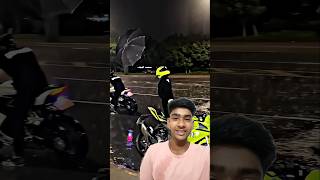 Barish ke Mausam mein bike ride 😍 bike ride rider shorts zx10r bmws1000rr superbike [upl. by Enitsirk786]