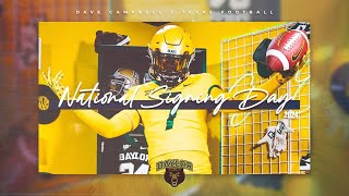 National Signing Day Baylor Bears 2024 Recruiting Class Breakdown [upl. by Sitoel]