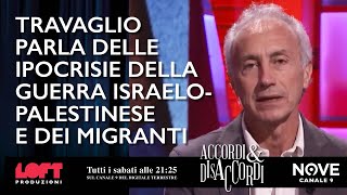 Travaglio e le ipocrisie sulla guerra a Gaza [upl. by Etteiluj]