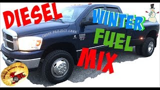 Custom Winter DIESEL Fuel AdditiveAMAZING Results [upl. by Mikkanen]