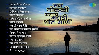 मन मोकळी करणारी मराठी शांत गाणी  Hi Chaal Turu Turu  Bai Bai Manmoracha  Old Marathi Songs [upl. by Eeimaj]