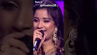 ShreyaGhoshalOfficial bollywood hit song 90s kiska inzar Mai hu na jitna kahoge shortvideos [upl. by Follmer15]