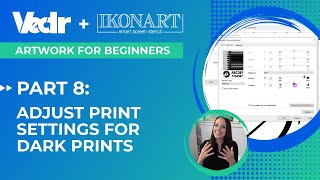 Artwork For Beginners Part 8 How To Adjust Print Settings  Vectr  Ikonart [upl. by Norym]