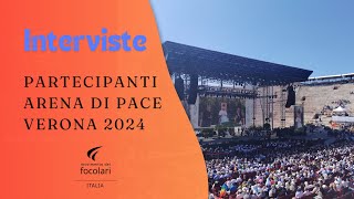 Interviste a partecipanti allArena di Pace 2024 [upl. by Ardnosak76]