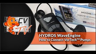 HYDROS WaveEngine Wireless Drive  How to Connect Your EcoTech Marine VorTech Pumps [upl. by Hctub]