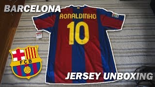 Ronaldinho 2007 Barcelona Jersey Review [upl. by Enayr426]