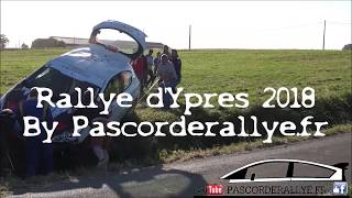 Rallye Ypres 2018 By Pascorderallyefr Crash  Limit [upl. by Jacobba]