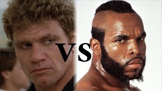 John Kreese vs Clubber Lang  Battle of the 80s [upl. by Aslehc]