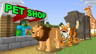 Minecraft But I Opened a Pet Shop [upl. by Aloeda682]