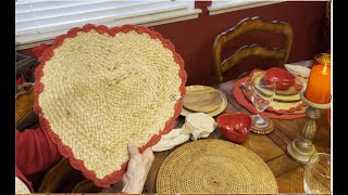 ANNALEE’S CUPBOARD My Rustic Valentine Table tablescapetuesdays2024 [upl. by Schnurr]