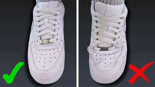 HOW TO PREVENT CREASES IN AIR FORCE 1s Best Way [upl. by Sheepshanks]