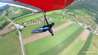 Hang Gliding mit Moyes Gecko am Lijak in Slowenien [upl. by Tiphane]