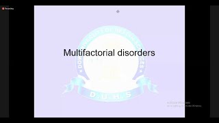 Multifactorial Disorders  Biochemistry [upl. by Plath]