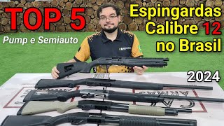 TOP 5  Espingardas Calibre 12 hoje no Brasil Qual é melhor [upl. by Ynitsed]