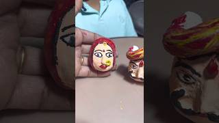 स्त्री 👩 और सरकटा👻 How to use clay to make human beings  Ghamu saran shorts clay [upl. by Kristian560]