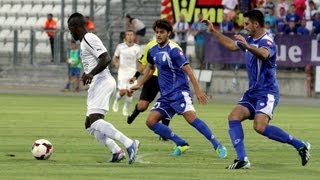 David Manga scores his second goal in the game [upl. by Norrab]