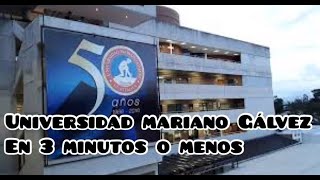 UNIVERSIDAD MARIANO GALVEZ EN 3 MINUTOS O MENOS [upl. by Otsuj372]