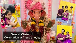 Friend ke ghar kiye Bappa ke Darshan 🙏  Vlogs  Ganesh Chaturthi  gantavyasharma mumbai vlogs [upl. by Bibeau]