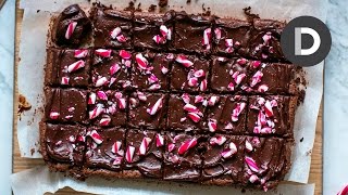 Peppermint Chocolate Brownies Recipe [upl. by Gundry]