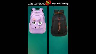 Girls School Bag Vs Boys School Bag ❓ shorts trending shortfeed youtubeshortp youtubeshortp [upl. by Natanoy863]