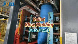 Pallet Blow Molding  Jwell Plastic Extrusion Making Machine [upl. by Fionnula780]