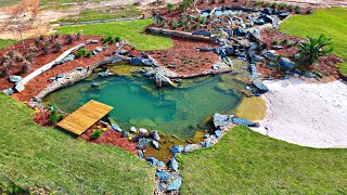 Adding Fish to Our New Pond [upl. by Calypso54]