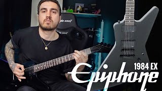 Epiphone 1984 EX Explorer Demo  THE ULTIMATE METALLICA TONE [upl. by Olli85]