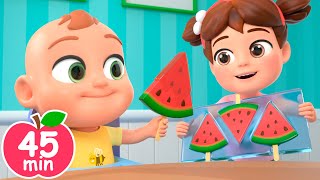 Ice Cream Song  Watermelon Ice Cream and More Nursery Rhymes amp Kids Songs [upl. by Namreh]