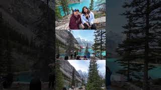 Banff 2024 lifeincanada canadianrockies canadalife travel banffcanada morainelake lakelouise [upl. by Ynnaj]