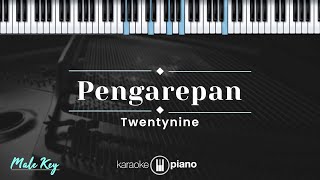 Pengarepan  Twentynine KARAOKE PIANO  MALE KEY [upl. by Ytomit]