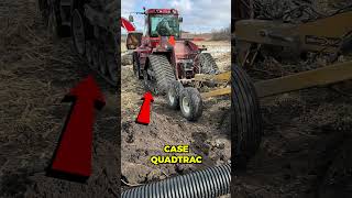 Case QuadTrac Pulling Tile Plow  Drain Tile Project Pt1 [upl. by Vtehsta]