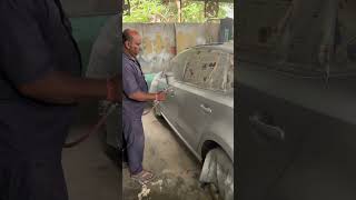 volkswagen ameo left side panel painting carcare7896 carpaintingservice shorts [upl. by Eilahs]