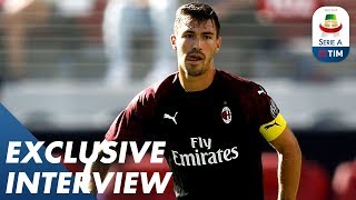 Milans new Captain Alessio Romagnoli Exclusive Interview  Serie A [upl. by Rozek]