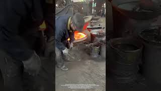 Rural Stove Iron Wok Die Casting Technique [upl. by Sykleb]