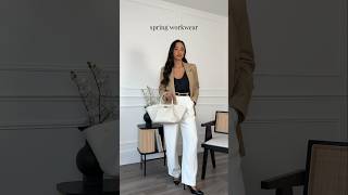 Spring workwear outfits 👩🏻‍💻 workwear springoutfit officewear workoutfit outfitideas [upl. by Swaine325]