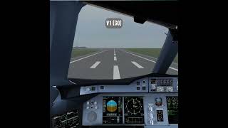 Airbus A380 Cockpit Takeoff YouTubeShorts Shorts cockpit aviation fsx flightdeck a380lovers [upl. by Eizzik]