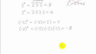 Matematikk 1P  017  Regnerekkefølge 3  Potenser [upl. by Wurtz141]