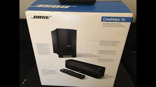 Bose cinemate 15 home Theatre system lets see how is work and inside open back cover youtubeBose [upl. by Ophelia]