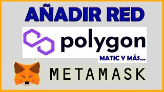 ➡️ Cómo Añadir RED de POLYGON en METAMASK ✚ Depositar MATIC en Metamask Y otros Tokens [upl. by Lindbom]