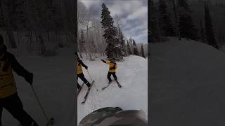 Getting in trouble already it’s not tree time yet  Park City resort Utah [upl. by Nonnad187]